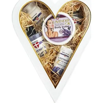 Kosmetická sada Palacio Daruj srdce z Levandule XL
