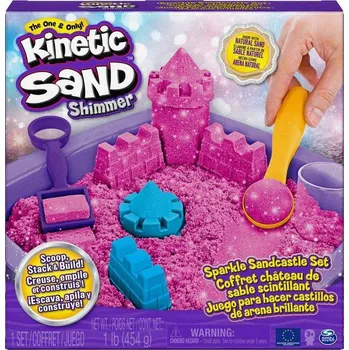 kreativní sada Kinetic Sand Shimmer - Shimmering Sandbox Set (růžová) (6063520)