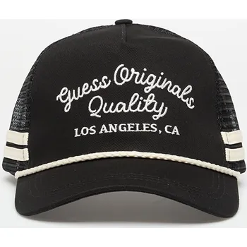 Kšiltovka Kšiltovka Guess Originals Vintage Trucker Hat Black Universal
