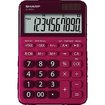 Kancelářská technika SHARP kalkulačka - ELM335BRD - červená SH-ELM335BRD
