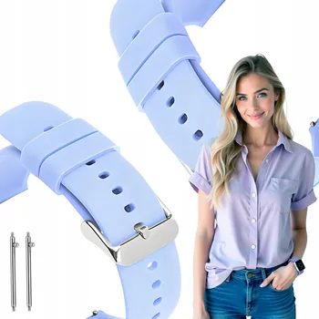 Řemínek na hodinky Univerzální fialový řemínek Polax šířky 18 mm