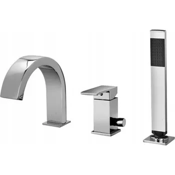 Vodovodní baterie Stojánková vanová baterie Paffoni PF stříbrná