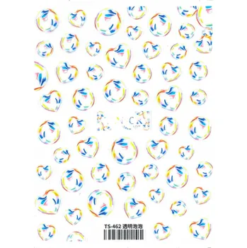 Barevná samolepicí nálepka na nehty TS-462