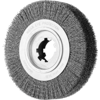 Drátěný kartáč Pferd 43506711 | Rotační kartáč na odjehlení, zvlněný drát RBU 25060/50,8 ST 0,35