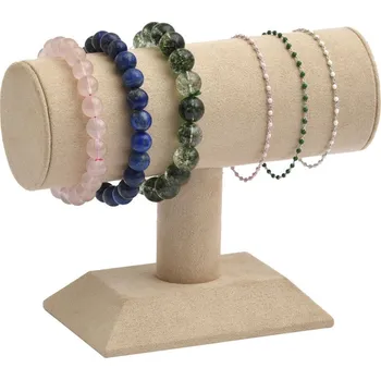 Šperkovnice JK Sametový stojan na náramky krémový SD-615/A20/A20