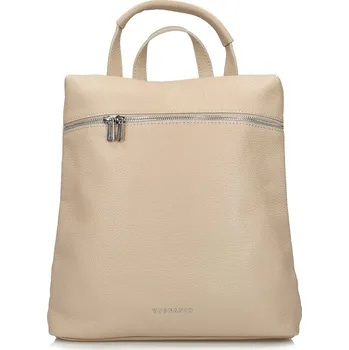 Městský batoh Batoh Dámský Kožený Městský Malý Elegantní Prostorný Béžový F79