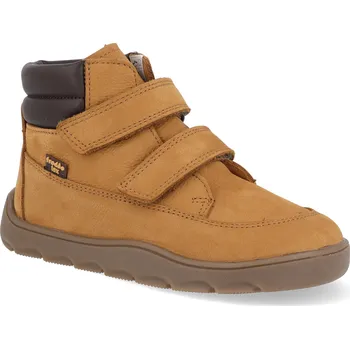 Barefoot dětské kotníkové boty Froddo - Zeru Tex Cognac hnědé Velikost: 27
