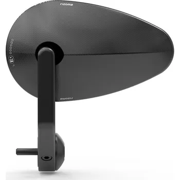 Zrcátko pro motocykl Rizoma Zpětné zrcátko Rizoma REVERSE RADIAL, univerzání, E-mark - LEVÉ nebo PRAVÉ pro motocykly, černé Černá