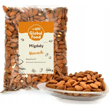 Mandle Global Food celé ořechy 1000 g