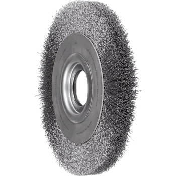 Brusný kotouč Pferd 43740131 | Rotační kartáč široký, univerzální, zvlněný drát POS RBU 25030/AK32-2 ST 0,30