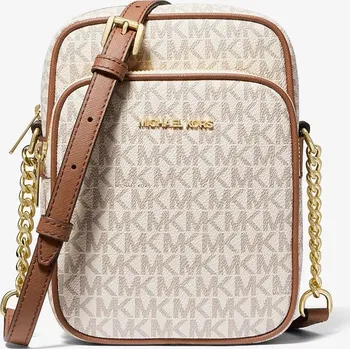 Kabelka Michael Kors hnědá kabelka přes rameno z eko kůže