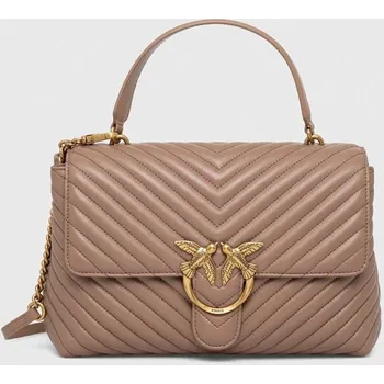 Kožená kabelka Pinko 100042.A0GK hnědá 88A, vel. ONE SIZE