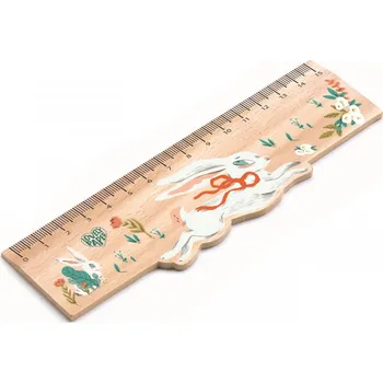 DJECO Dřevěné designové pravítko Lucille