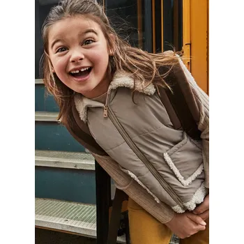 Dívčí bunda dětská zimní vesta Mayoral 4313-16 velikost 122