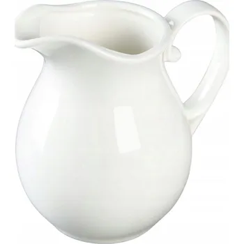 Porcelánový džbán na MLÉKO, LIMONÁDU, VODU 1,6l WILMAX bílý