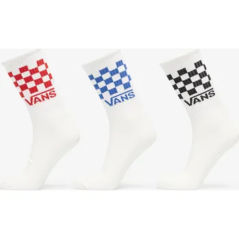 Ponožky Vans Classic Check Crew 3-Pack White M