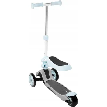 Koloběžka Tříkolová koloběžka HyperMotion s sedátkem, modrá, hliníková