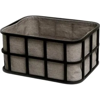 Úložný box Möve Bamboo černo - šedý velký