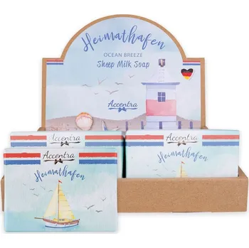 Koupelová kosmetika MÝDLO z ovčího mléka 100g HEIMATHAFEN ručně vyráběné v papírovém obalu ACCENTRA