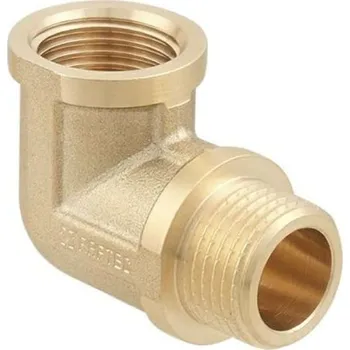 Fitinka Koleno mosazné silnostěnné 1" FM, GOLD