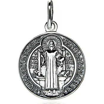 Přívěsek Přívěsek Gemma PŘÍVĚSEK Benedikt, STŘÍBRO 925