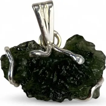 Přívěsek APPOLO, přívěsek - vltavín, stříbro 925/1000