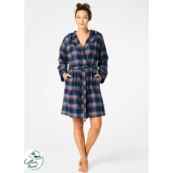 Dámský župan Klíč k županu LGD 431 B25 S-XL tmavě modrá M