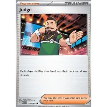 Sběratelská karetní hra Pokémon SV1en 176/198 Judge - Scarlet & Violet Stav: Near Mint, Verze: NORMAL