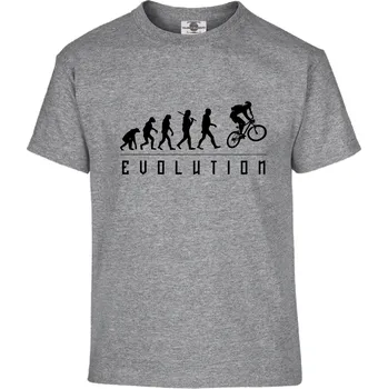 Chlapecké tričko Tričko Evolution Druh: Dětské, Barva: Šedá, Velikost: 158-XL