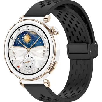 Ostatní příslušenství k chytrým hodinkám VSECHNONAMOBIL 93893 AIRY Silikonový řemínek pro Huawei Watch GT 5 Pro 42mm černý