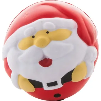 Vánoční dekorace Reklamní Santa Claus antistres balonek, červená