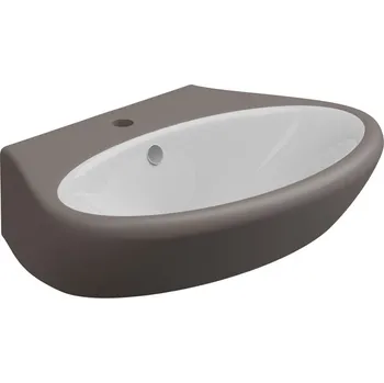 Umyvadlo Umyvadlo Touch, keramické, dvoubarevné, 70x49,5 cm, TOLAV70BI000029