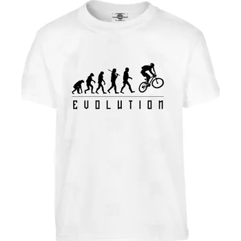 Chlapecké tričko Tričko Evolution Druh: Dětské, Barva: Bílá, Velikost: 158-XL