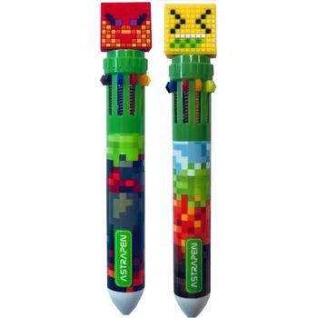 Długopis automatyczny wielokolorowy 10 w 1 ASTRAPEN PIXEL ONE 0,7mm - ..