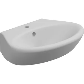 Umyvadlo Umyvadlo Touch, keramické, bílé matné, 70x49,5 cm, TOLAV70001