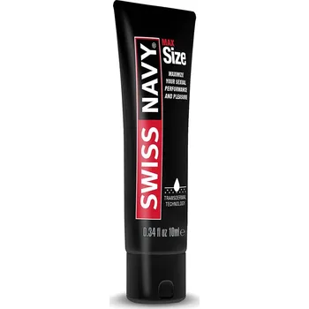 Podpora erekce Swiss Navy Max Size Male Enhancement Cream VTT 10ml