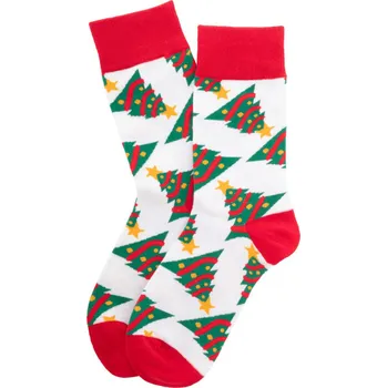 Pánské ponožky Reklamní Sokkex vánoční ponožky, bílá, 43-46