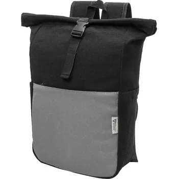 Reklamní Blakkan Back batoh z recyklovaného plátna, šedá