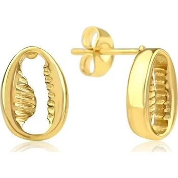 Náušnice Pozlacené náušnice z chirurgické oceli