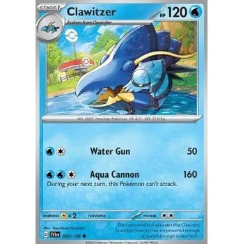 Volný čas Pokémon SV1en 050/198 Clawitzer - Scarlet & Violet Stav: Near Mint, Verze: NORMAL