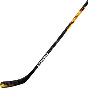 Hokejka Kompozitová hokejka POWERTEK V1.0 Yellow Tyke P92 (Matthews) levá ruka dole, flex 30