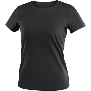 pracovní tričko Canis Tričko CXS MOVADO, funkční, krátký rukáv, dámské, černé Velikost: 4XL