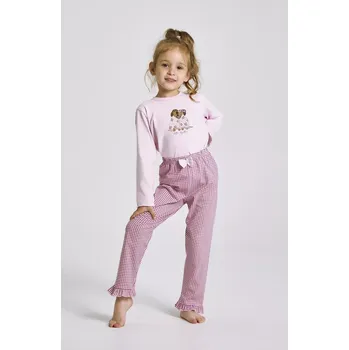 Pánské pyžamo Pyžamo Taro Jasmina 3493 délka/r 122-140 Z25/26 Růžová 140