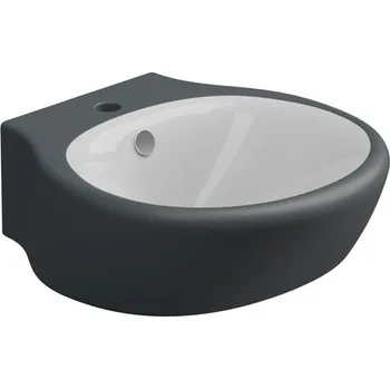 Umyvadlo Umyvadlo Touch, keramické, dvoubarevné, 47x49,5 cm, TOLAV47BI000028