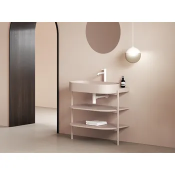 Koupelnový nábytek Ravak Konstrukce pod umyvadlo CS Yard 80, Alabaster Pink