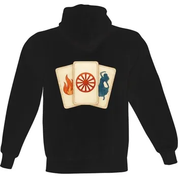 Pánská mikina Pánská mikina s kapucí s potiskem Romské karty pánské
