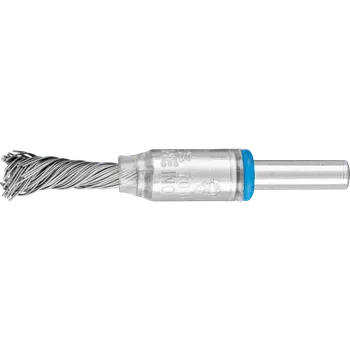 Drátěný kartáč Pferd 43218006 | Štětcový kartáč splétaný se stopkou SINGLETWIST PBGS 1010/6 INOX 0,35