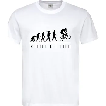 Pánské tričko Tričko Evolution Druh: Pánské, Barva: Bílá, Velikost: S