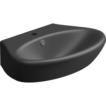 Umyvadlo Umyvadlo Touch, keramické, černé matné, 70x49,5 cm, TOLAV70003