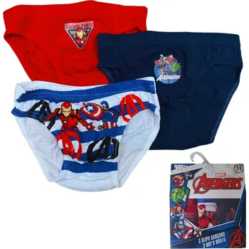 Sun City Chlapecké slipy AVENGERS 3pack Barva: vícebarevné, Velikost: 104/110